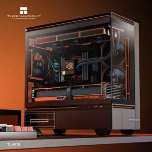 Thermalright TL-M10W Micro-ATX Dual Chamber Case White with 4 ARGB Fans