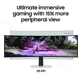 Samsung Odyssey OLED G9 49" G93SC Curved Gaming Monitor - DQHD 5120x1440 240Hz G-Sync for Ultimate PC Gaming