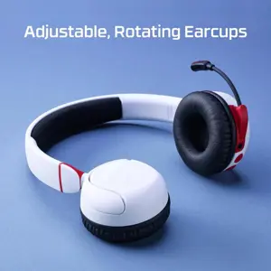 HyperX Cloud Mini Wireless Gaming Headset for Kids - Black, Lightweight, Adjustable, Multi-Platform