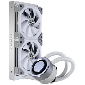 Lian Li Galahad 240 AIO UNI Fan SL120 Edition ARGB 240mm Liquid CPU Cooler - White