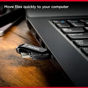 SanDisk Ultra Dual Drive Go 256GB USB Type-C OTG Flash Drive – USB 3.2 Gen 1 High-Speed 2-in-1 USB-C & USB-A Pen Drive Up To 400MB/s