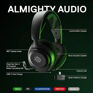 SteelSeries Arctis Nova 4X Wireless Multi-Platform Gaming Headset 61646 XBOX