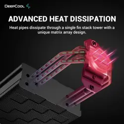 DeepCool AK400 Zero Dark Plus CPU Air Cooler