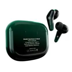 Zero Quantum Z Earbuds - Aurora Green