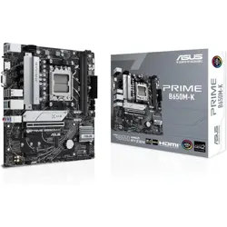 Asus Prime B650M-K DDR5 AMD AM5 Micro-ATX Motherboard – PCIe 5.0, M.2 Heatsink