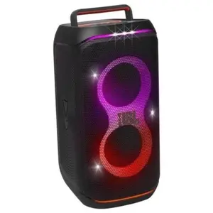 JBL Harman PartyBox Club 120 Portable Party Speaker, Up to 12 Hours Of Play Time, Splash Proof, Dual Mic And Guitar Inputs, Black, JBLPBCLUB120EP