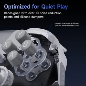 EasySMX X05Pro Wireless Gaming Controller, Hall Effect Joysticks, Charging Dock