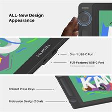 HUION KAMVAS 16 (Gen 3) Drawing Tablet with Screen, 15.8 inch 2.5K QHD Art Tablet