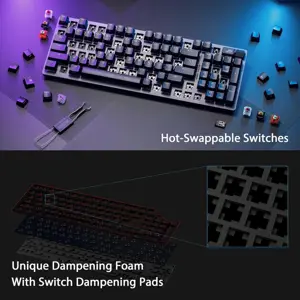 Asus Rog Strix Scope II 96 RGB Wireless Gaming Keyboard - Black (NX Snow Switches)