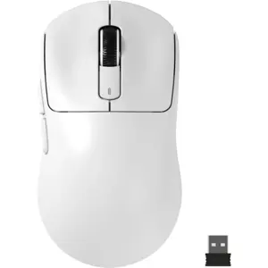 ATTACK SHARK X3MAX Wireless Gaming Mouse, PixArt PAW3950 Sensor, Up To 42000 DPI, Tri-Mode BT/2.4G/Wired, 49g Superlight, 200 Hours Battery, White