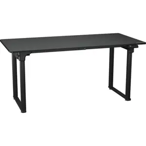 Cougar E-GRAV 160 Gaming Desk, Electric Height Adjustment, Twin Motors, Cable Management, Full Desk Mousepad, Black