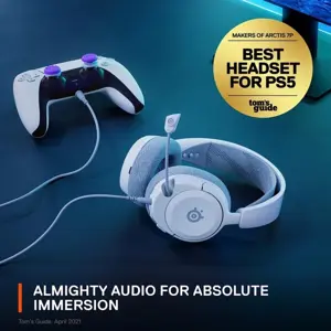 SteelSeries Arctis Nova 1P Multi-System Wired Gaming Headset - 61612 - White