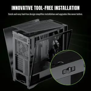 GameMax Leader 2 ARGB Mid-Tower eATX Gaming Case Black