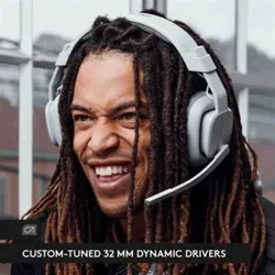 Logitech ASTRO A10 Wired Gaming Headset - Grey
