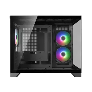 Cougar FV150 Mini RGB Micro-ATX Mini Tower Gaming Case Black
