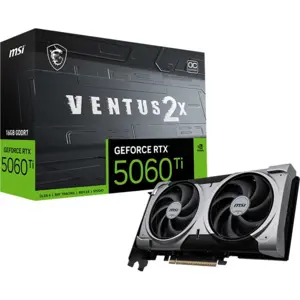MSI GeForce RTX 5060 Ti 16GB VENTUS 2X OC PLUS Graphics Card