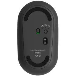 Logitech PEBBLE MOUSE 2 M350S Slim Compact Bluetooth Mouse | Tonal Graphite