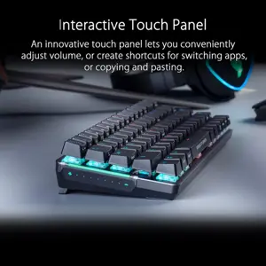 ASUS ROG Falchion NX 65% Wireless Mechanical Gaming Keyboard - Cherry MX Red Equivalent, Compact, RGB, Bluetooth/2.4GHz