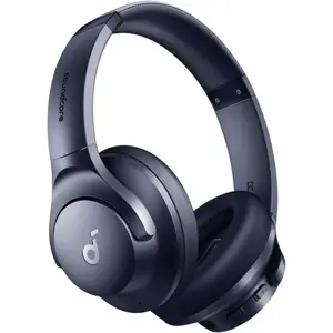 Soundcore by Anker Q20i Hybrid Active Noise Cancelling Headphones – Wireless Over-Ear Bluetooth, Hi-Res Audio, 40-Hour ANC Playtime (Blue)
