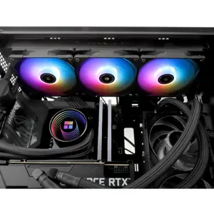 Thermalright Frozen Notte 360 BLACK ARGB V2 Liquid CPU Cooler, 360mm Radiator, 3x120mm Fans