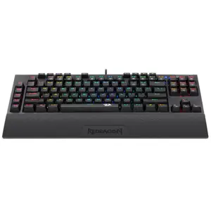 Redragon K588 Broadsword RGB Mechanical Gaming Keyboard with Wrist Rest - Black