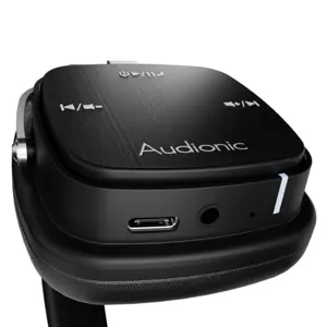 Audionic HAMMER 110 Ultra Headset - Leather Black