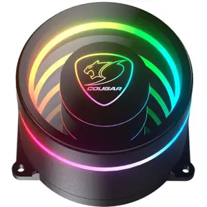 Cougar Poseidon Elite 360 ARGB White CPU Cooler, High Performance ARGB AIO Liquid Cooler, Black