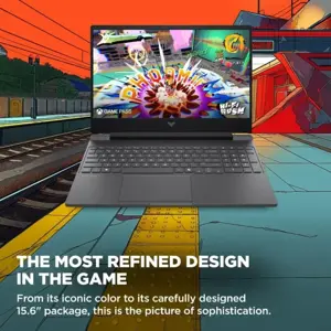 HP Victus 15-FB3093DX Gaming Laptop AMD Ryzen 7 7445HS 16GB DDR5 512GB PCIe Gen4 SSD NVIDIA GeForce RTX 4050 6GB 15.6” FHD IPS 144Hz Backlit Keyboard Windows 11 Home Mica Silver