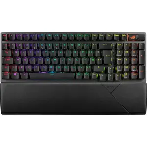 ASUS ROG Strix Scope II 96 RX Wireless Gaming Keyboard - Tri-Mode, Hot-Swappable ROG RX Optical Switches, Pre-Lubed, Sound Dampening, RGB, 96% Layout