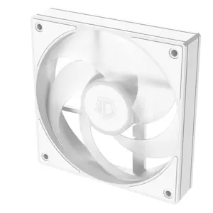 ID-Cooling AS-120-ARGB-W Single 120mm Case Fan, 58CFM, 1.94mmH2O, 27.2dB(A)Max, Female/Male Connector - White