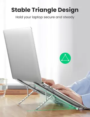 UGREEN 40289 Portable Aluminium Laptop Stand - Adjustable, Foldable