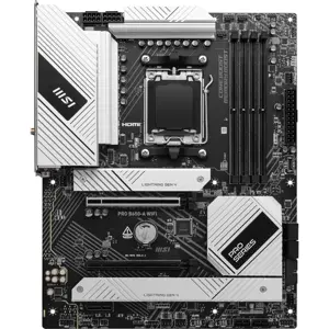 MSI Pro B650-A WiFi AMD AM5 DDR5 ATX Motherboard - PCIe 4.0, WiFi 6E, Ryzen 7000/8000/9000 Ready