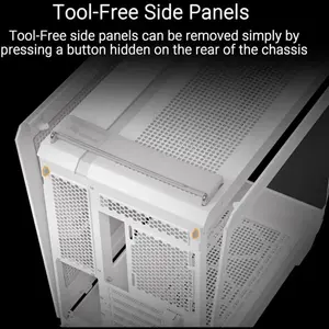 ASUS TUF Gaming GT502 Horizon ATX Mid-Tower Case Black Panoramic Tempered Glass
