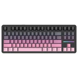 Attack Shark X87 Wireless Mechanical Keyboard, 2.4GHz USB-C Bluetooth, Hot Swappable, RGB Backlit, 4000mAh, Blackberry
