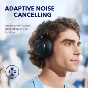 Anker SoundCore Space Q45 Wireless Noise Cancelling Headphones – Adaptive ANC, Black