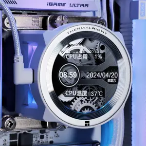 Thermalright TR 360 Core Vision LCD ARGB White 360mm AIO Liquid CPU Cooler