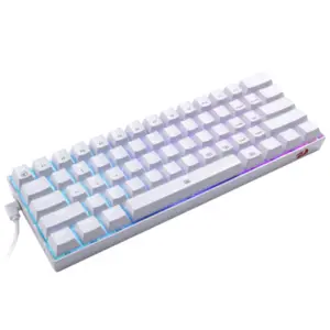 Redragon K630W Dragonborn RGB Mechanical Gaming Keyboard - White