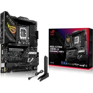 ASUS ROG Strix Z890-H Gaming WiFi Z890 LGA1851 ATX Motherboard, Intel Core Ultra Series 2 Ready, DDR5, 5Gb LAN, WiFi 7, 4X M.2, PCIe 5.0, USB Type-C