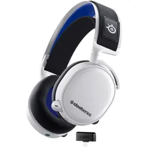 SteelSeries Arctis 7P+ Wireless Gaming Headset 7P Plus - PlayStation 5, PlayStation 4, PC, Android, Switch - White