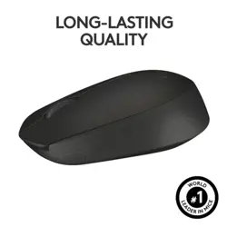 Logitech M170 Wireless Mouse - Black