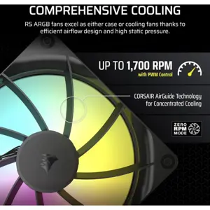 Corsair RS140 ARGB 140mm PWM Fans - Dual Pack - CO-9050183-WW