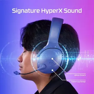 HyperX Cloud Jet Dual Wireless Gaming Headset 2.4GHz Dongle, Bluetooth 5.2, Up To 25 Hours Playtime, PC PS5 Switch Steam Deck Mobile USB-A AM7A0AA
