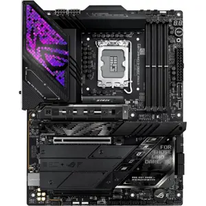 ASUS ROG Strix Z890-E Gaming WiFi Motherboard, Intel LGA 1851, 18+2+1+2 Power Stages, DDR5, WiFi 7, 7X M.2, PCIe 5.0, Thunderbolt 4, USB Type-C, AI Overclocking, AI Cooling, AI Networking