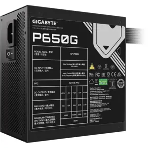 Gigabyte GP-P650G 650W ATX Power Supply 80 PLUS Gold Non-Modular