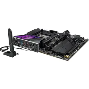 ASUS ROG Strix Z890-E Gaming WiFi Motherboard, Intel LGA 1851, 18+2+1+2 Power Stages, DDR5, WiFi 7, 7X M.2, PCIe 5.0, Thunderbolt 4, USB Type-C, AI Overclocking, AI Cooling, AI Networking
