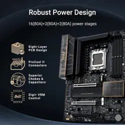 ASUS ProArt X870E-Creator WiFi AMD AM5 ATX Motherboard – DDR5, PCIe 5.0, Dual USB4, WiFi 7, 10Gb+2.5Gb LAN