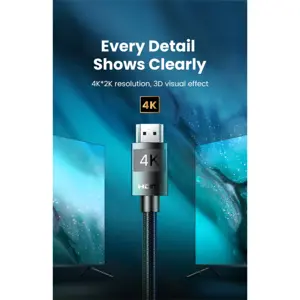 UGREEN 40101 4K HDMI Male to Male Cable Braided 2M