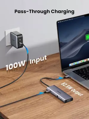 UGREEN 15601 USB C 10-in-1 Hub 4K HDMI & VGA Dual Monitor