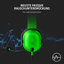 Razer BlackShark V2 X - Green Edition - Multi-Platform Wired Esports Headset