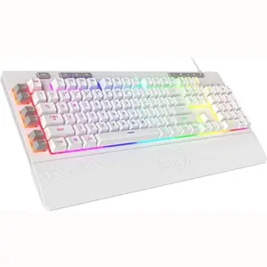 Redragon K512 Shiva RGB Backlit With Multimedia Keys Keyboard - White